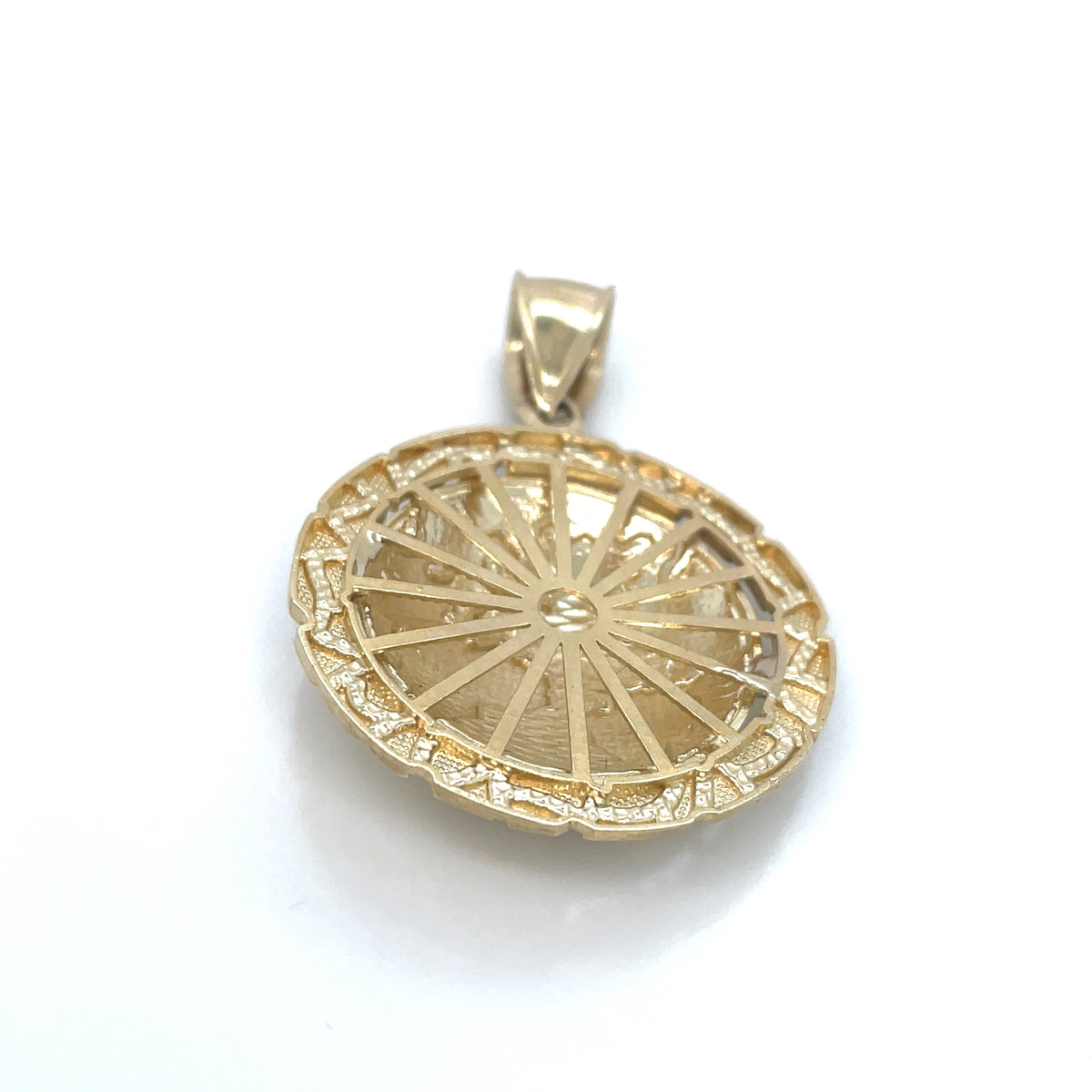 10k Yellow Gold Globe Pendant