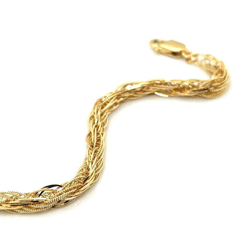 New 14k Yellow Gold Bracelet