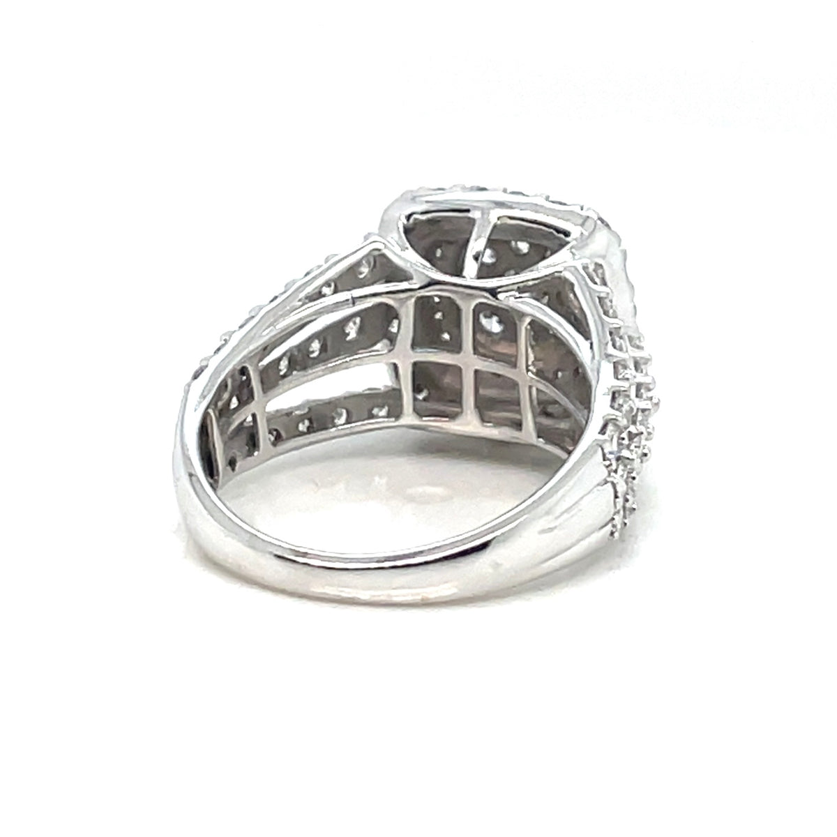 14k White Gold Engagement Diamond 2.25 CT TW Ring