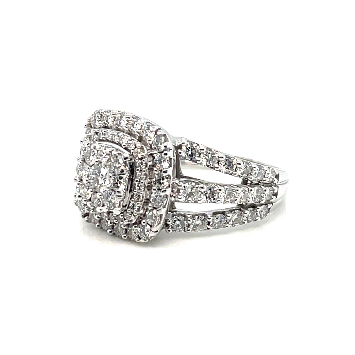 14k White Gold Engagement Diamond 2.25 CT TW Ring