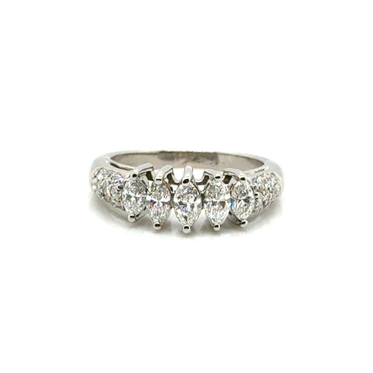 14k White Gold 1.75 CT TW Diamonds Ring