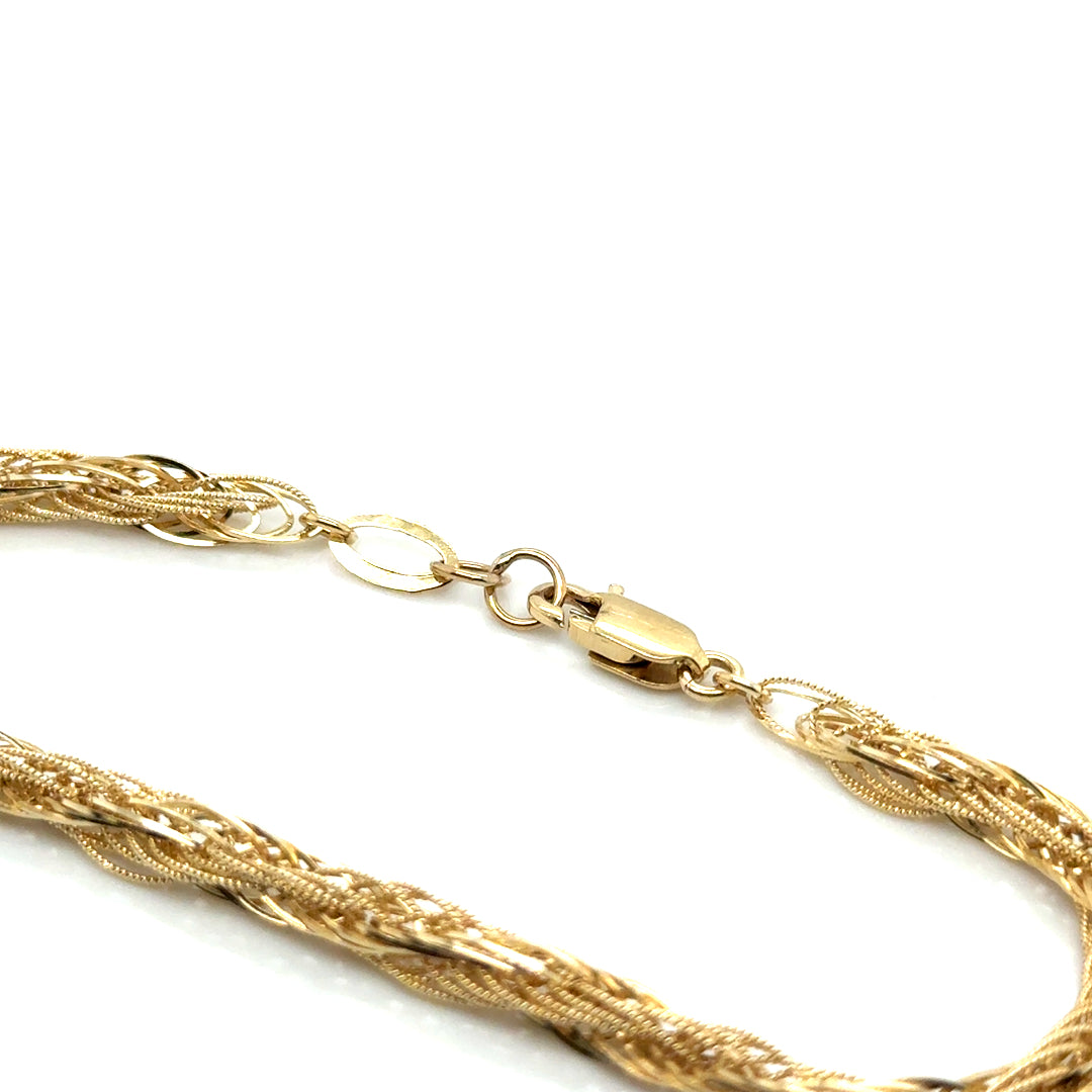 New 14k Yellow Gold Bracelet