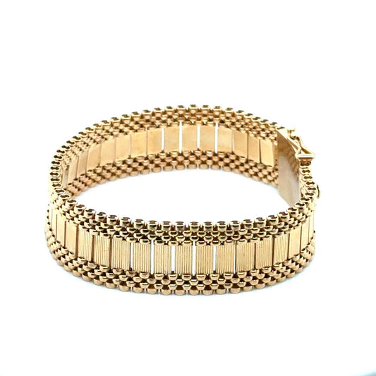 14k Yellow Gold Ladies Bracelet