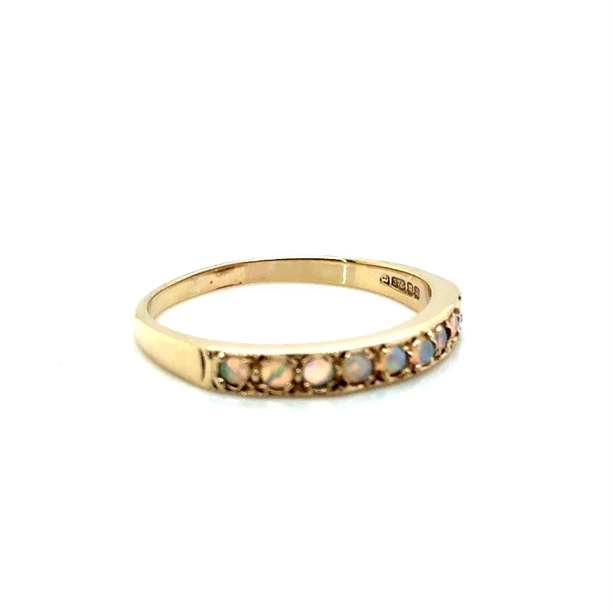 New 9k Yellow Gold Australian Opal Ring