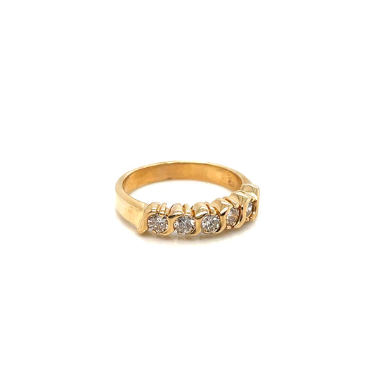 14k Yellow Gold Lady’s Wedding 0.50 CT TW Band