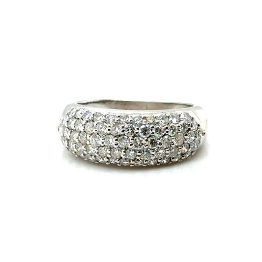 14k White Gold 1.8 CT TW Diamonds Ring
