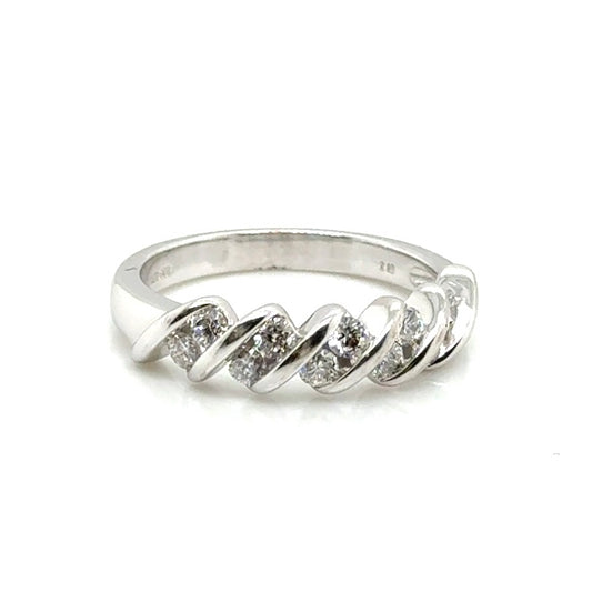 14k White Gold 0.5 CT TW Diamonds Ring