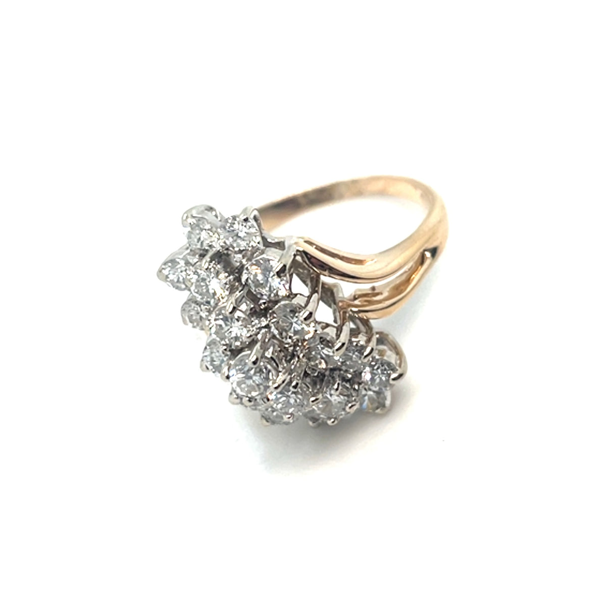 14k Yellow Gold Diamonds 1.6 CT TW Ring
