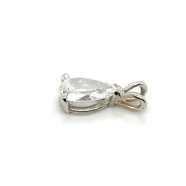 New 14k Yellow Gold 0.75 CT TW Diamond Pendant