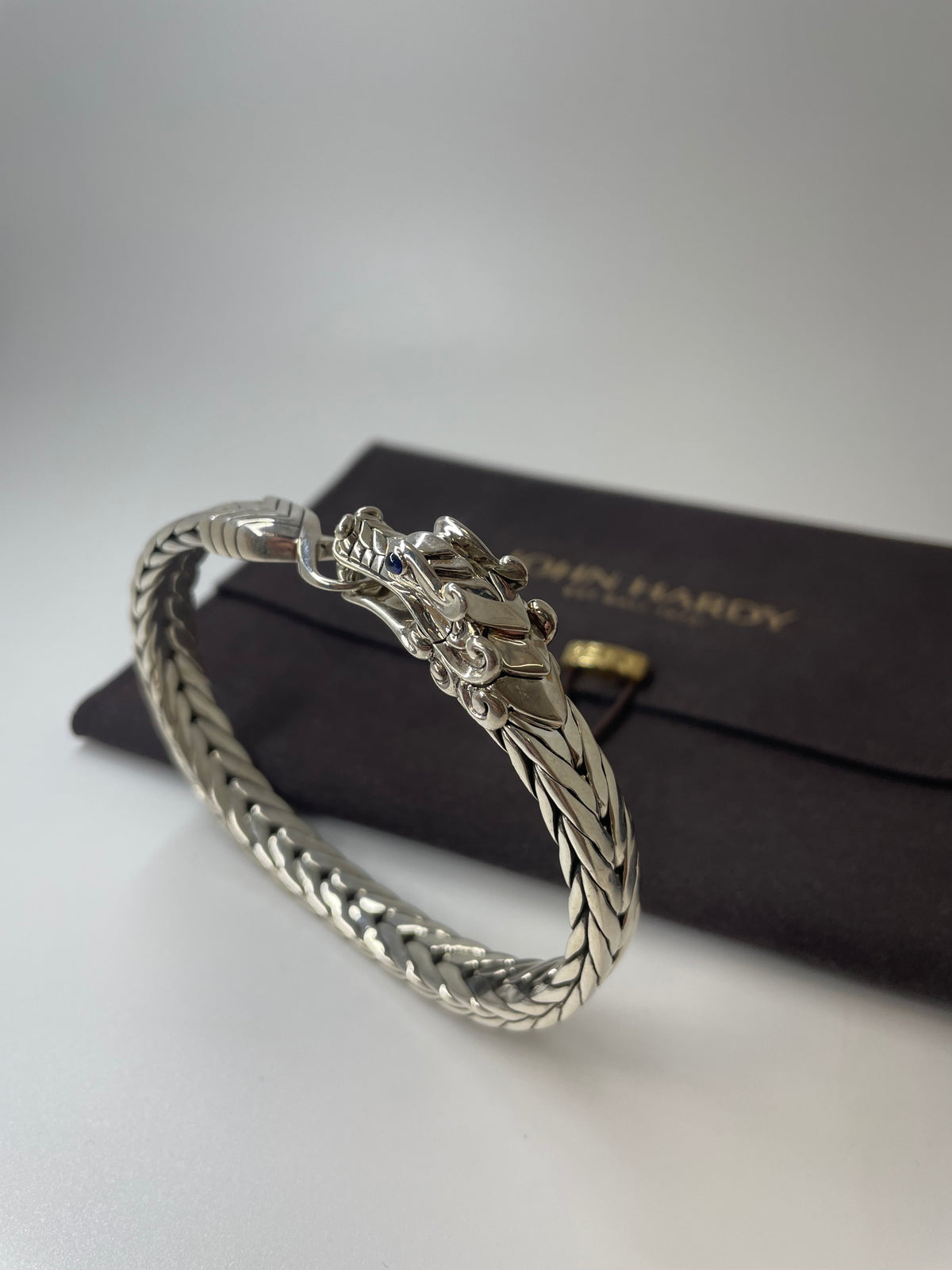 John Hardy 925 Sterling Silver Naga Men’s Bracelet
