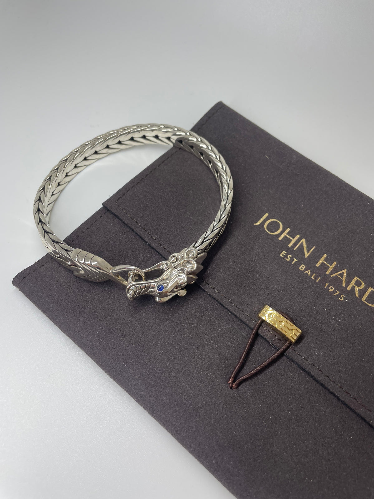 John Hardy 925 Sterling Silver Naga Men’s Bracelet