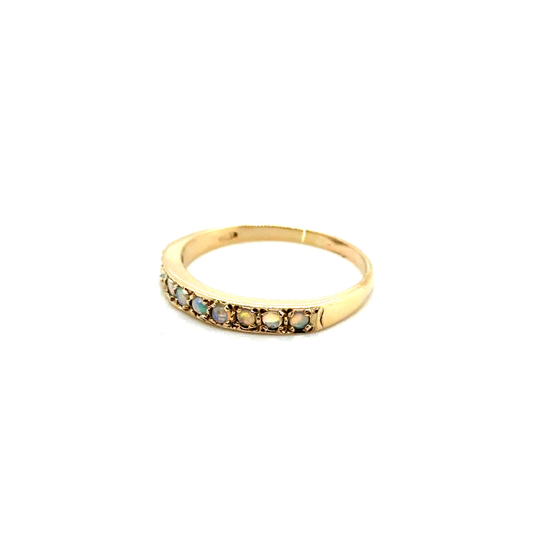 New 9k Yellow Gold Australian Opal Ring