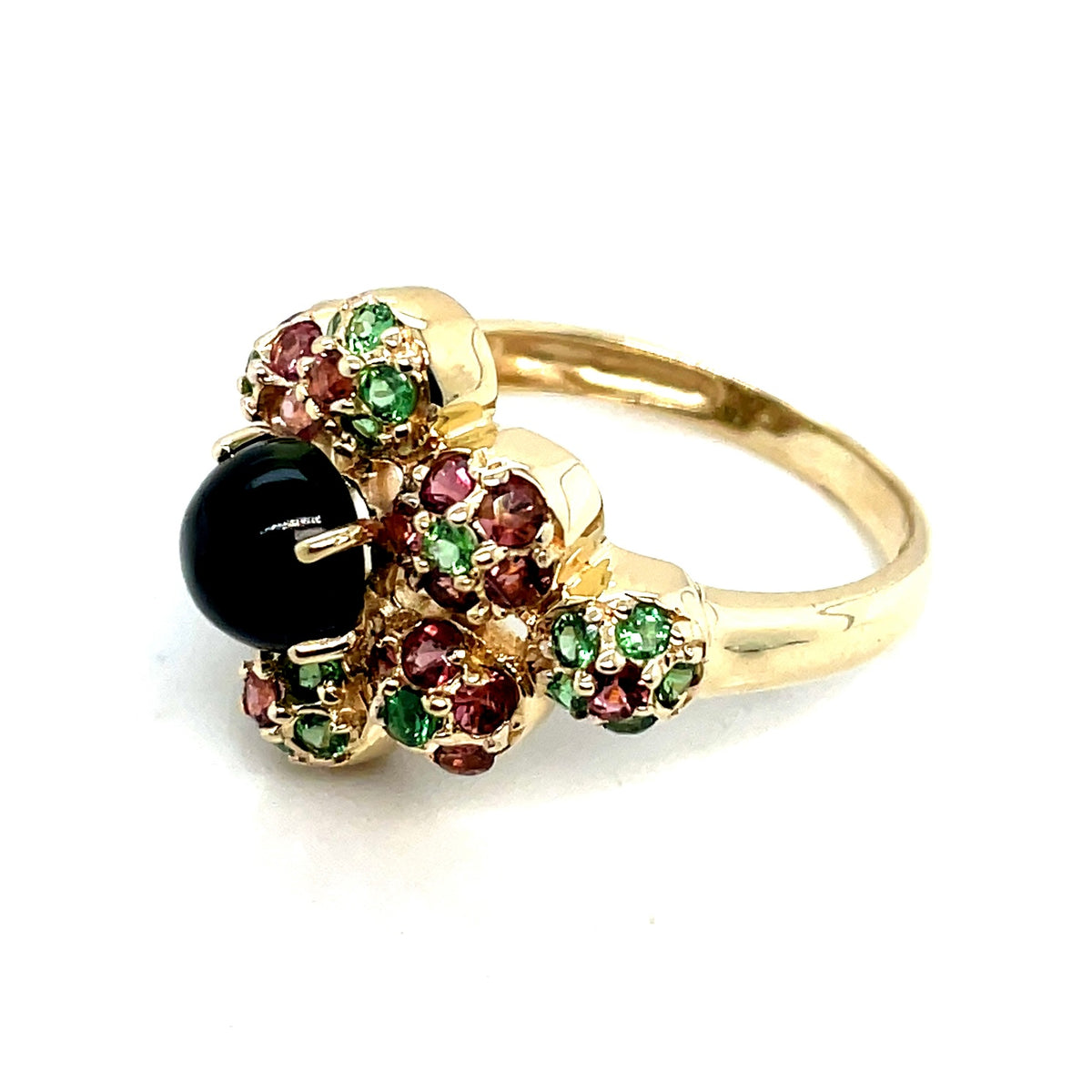 14k Yellow Gold Peridot Ring