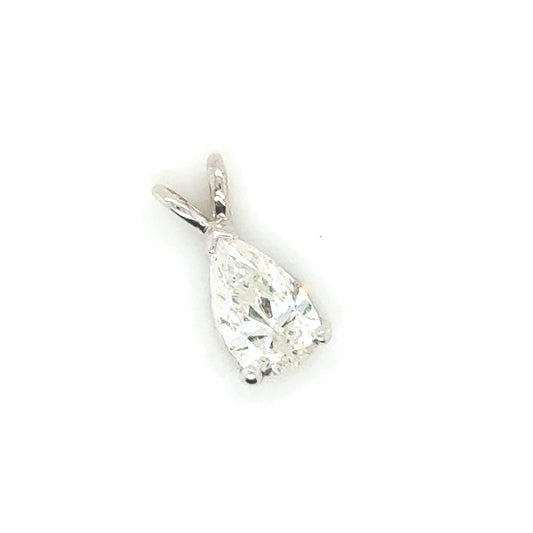 New 14k Yellow Gold 0.75 CT TW Diamond Pendant