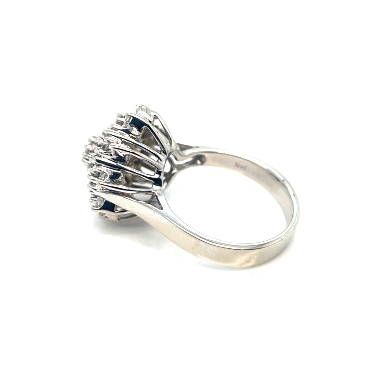 14k White Gold 1.5 CT TW Diamonds Ring