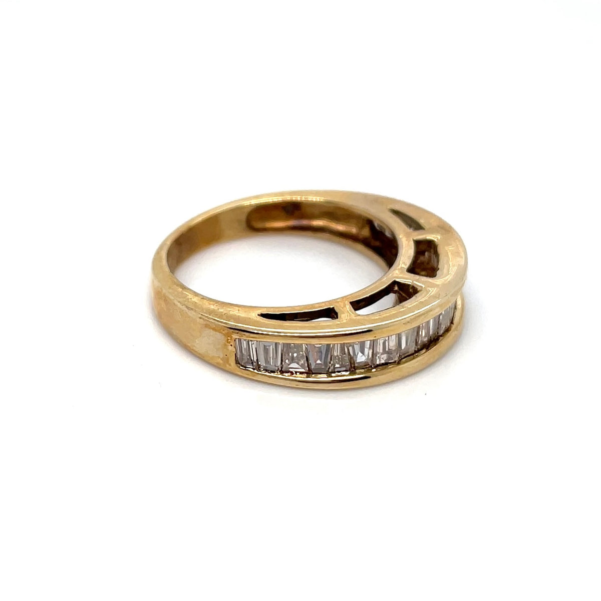 14k Yellow Gold Lady’s Wedding 1.2 CT TW Band