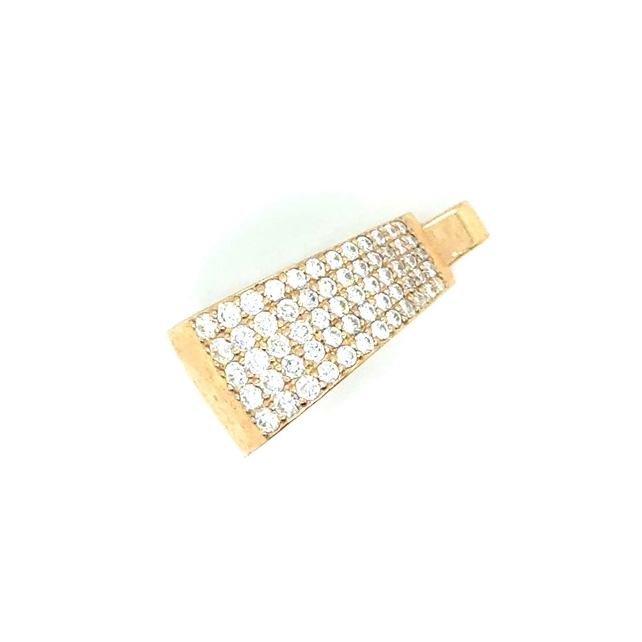 New 14k Yellow Gold 0.80 CT TW Lab Grown Diamond Bail
