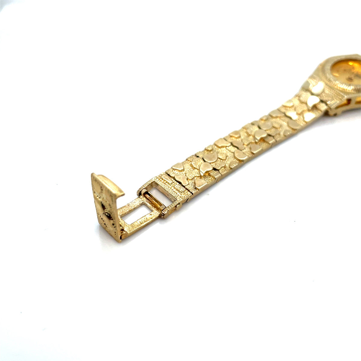 10k Yellow Gold Geneve Lady's Classic Nugget Watch