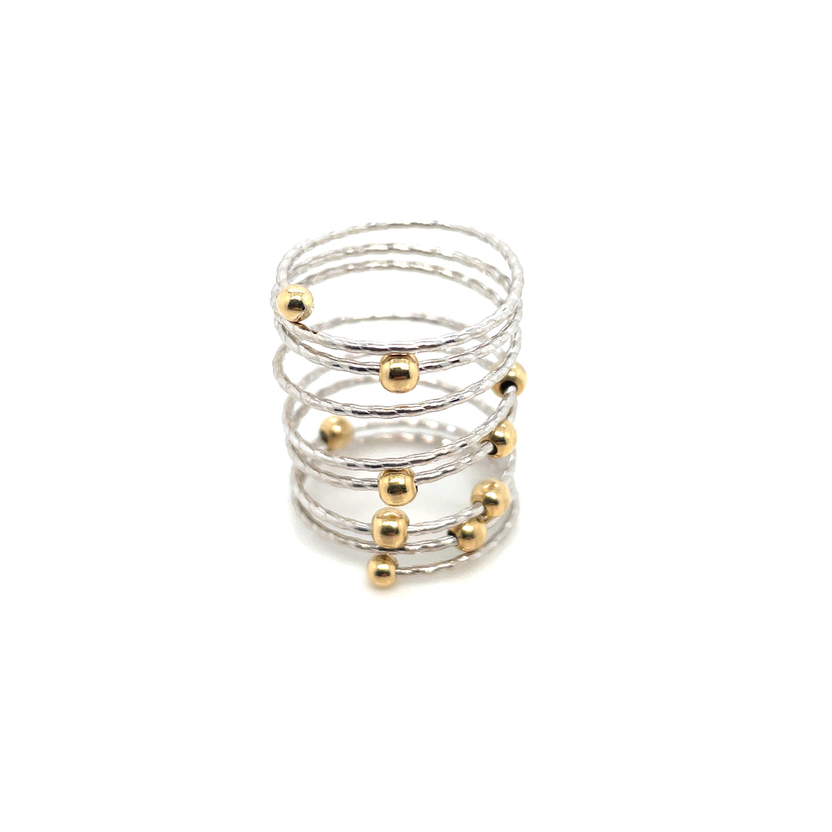 14k Yellow Gold & White Gold Vintage Ring